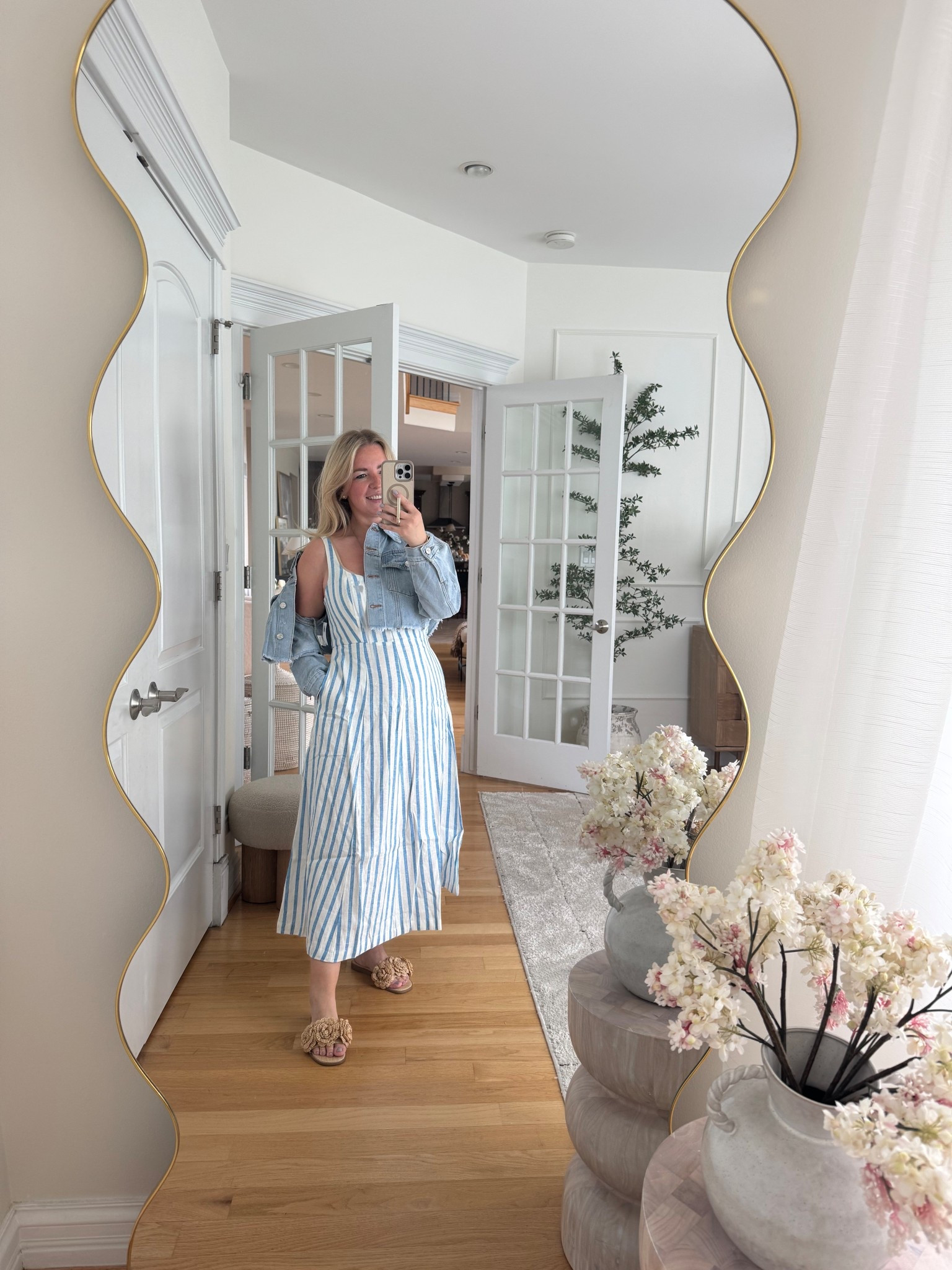 This Old Navy summer dress is absolutely stunning! Paired it with this cropped denim jacket from Amazon and sandals from Target! I love the cinched waist and the material is summer approved! Perfect for vacation and warm weather getaway! 

@oldnavy #dress #summer #summerdress #summeroutfit #founditonamazon #targetstyle #target #amazonfashion #mothersday #dresses #vacationoutfit Mother’s Day, dress, summer outfit, vacation outfit, Old Navy, petite, outfit idea, Amazon fashion, Target, Target style, sandals, Amazon finds, denim jacket, @amazon @target @targetstyle graduation dress, 

#LTKSaleAlert #LTKPetite #LTKMidsize