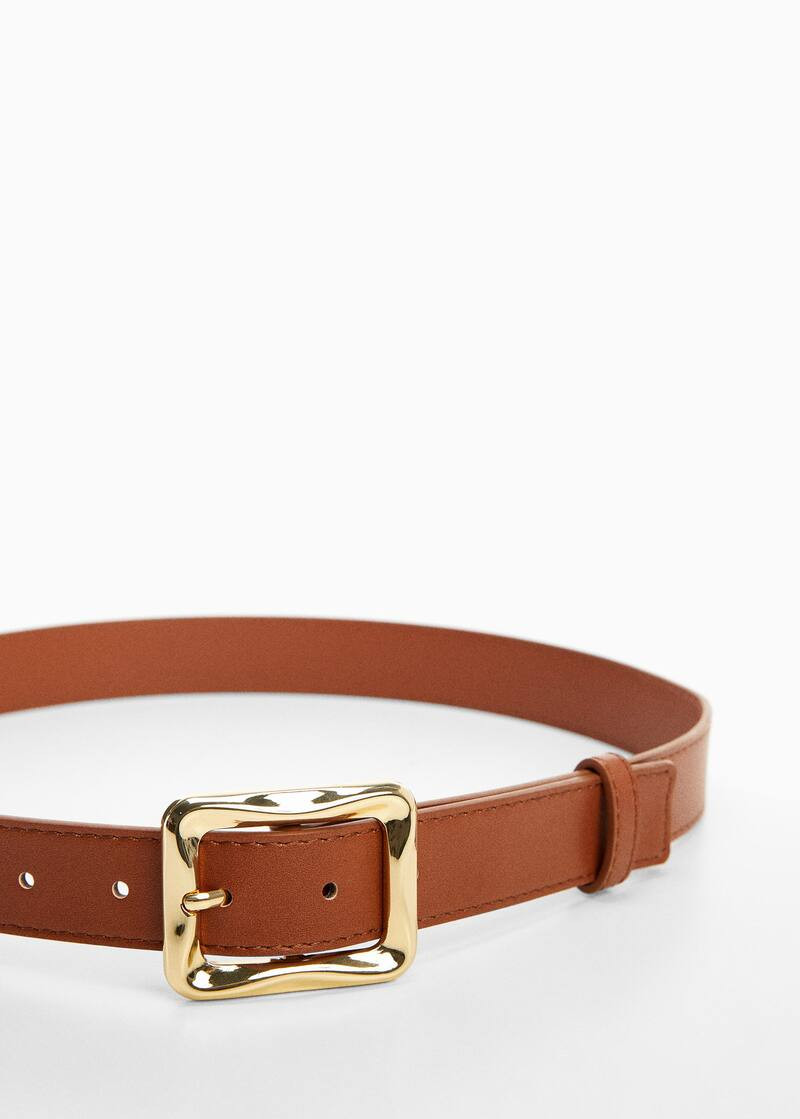Ceinture boucle irrégulière -  Femme | Mango France | MANGO (FR)