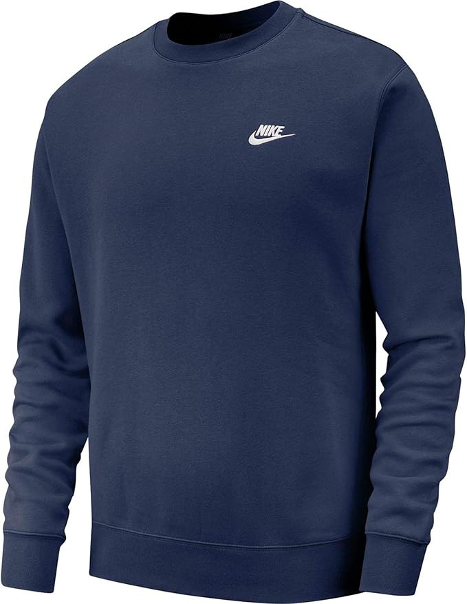 Nike Men's Club Graphic Fleece Crew | Amazon (US)