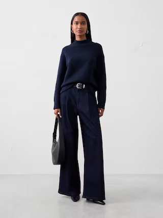 Perfectly Soft Roll-Neck Sweater | Banana Republic Factory