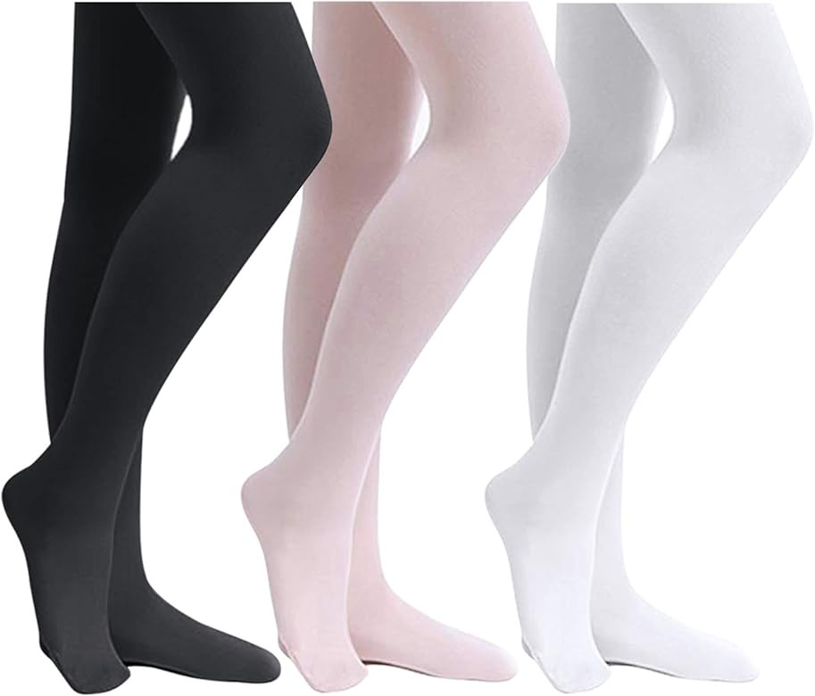 STELLE Girls' Ultra Soft Pro Dance Tight/Ballet Footed Tight (Toddler/Little Kid/Big Kid) | Amazon (US)