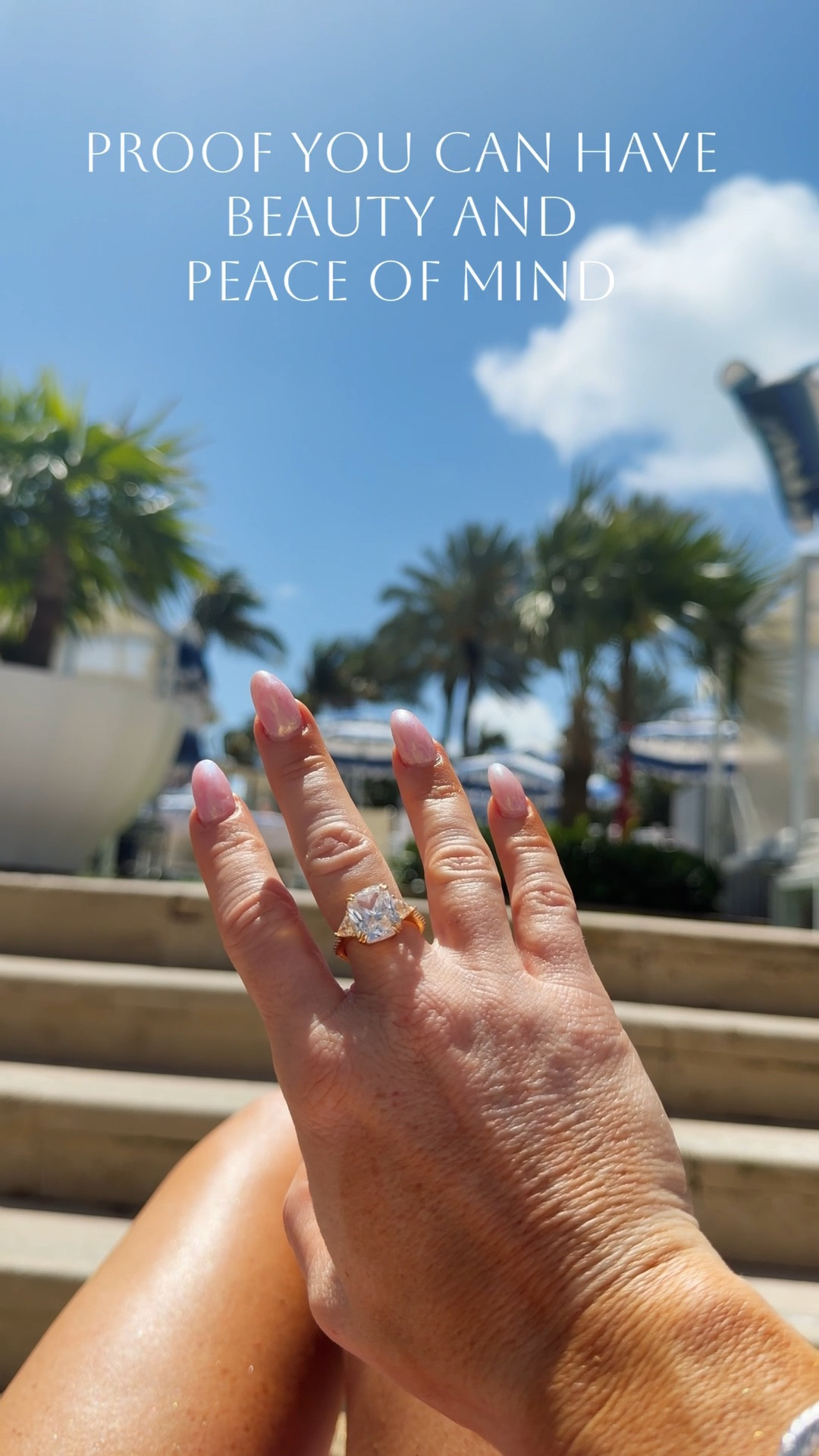 When travel rings are this good, I might need one on both hands. Because losing your real ring on vacation is NOT the vibe… #ad 

#LTKTravel #LTKgrwm