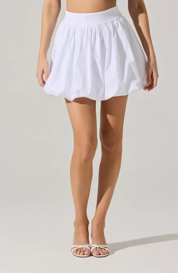 Bubble Hem Miniskirt | Nordstrom