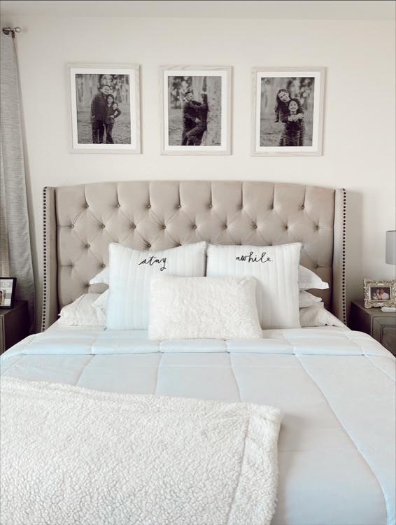 12" x 15" Natural Wood Frame in Whitewash, Single Matted | Frame It Easy