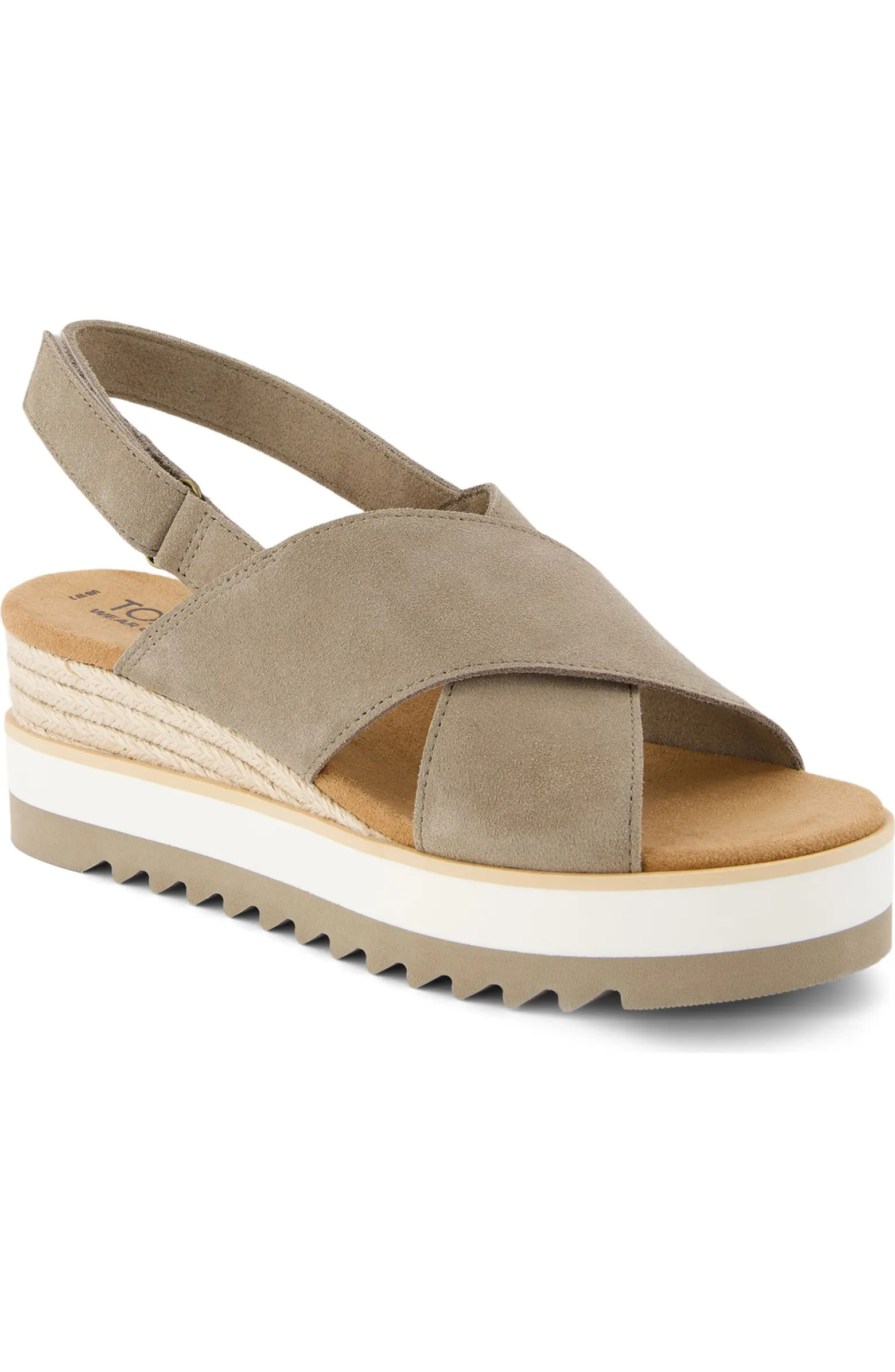 Diana Crossover Platform Wedge Sandal (Women) | Nordstrom