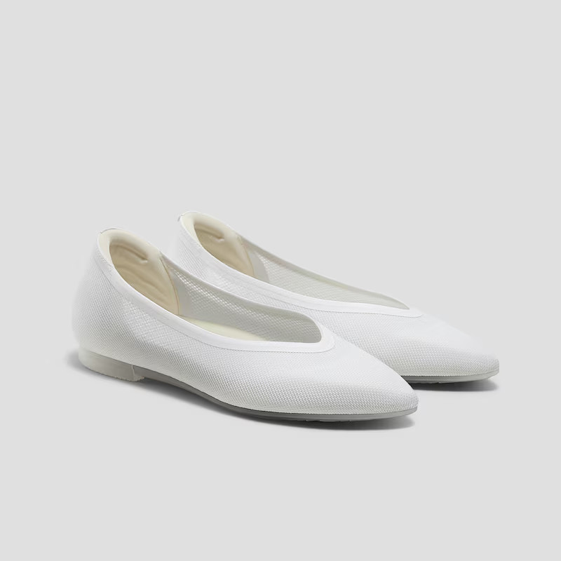 Pointed-Toe Dual-Cushion City Flats  (Flat Pro) | VIVAIA