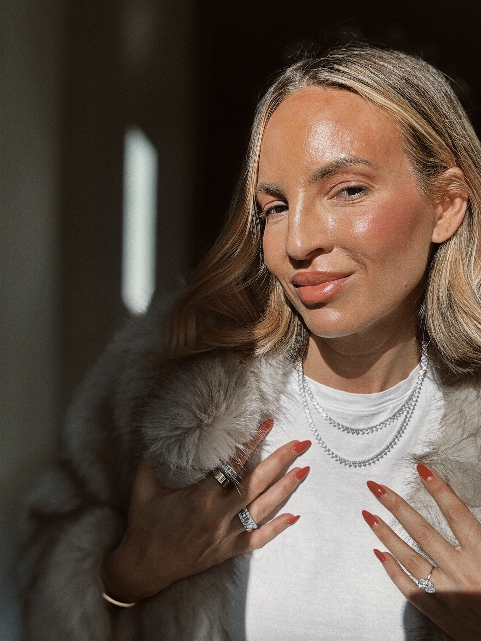 It also comes in gold as well! I wearing the silver and 16 and 18 inch in the tennis necklaces. If it doesn’t seem available, scroll down and click on the “ see all buying options” and you should be able to purchase through there! It’s so sparkly and doesn’t tarnish!

#LTKStyleTip #LTKGiftGuide #LTKFindsUnder50