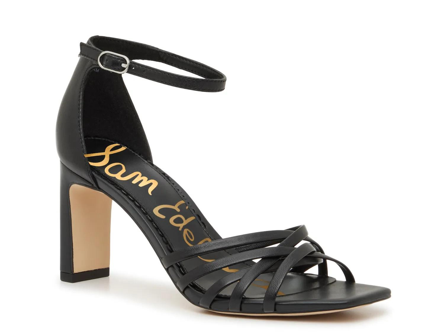 Sam Edelman Signature Collect Emilie Sandal | Women's | Black | Size 6.5 | Sandals | Ankle Strap | DSW