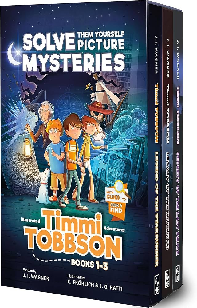 Timmi Tobbson Big Boxed Set: Solve-Them-Yourself Picture Mystery Adventures for Boys and Girls ag... | Amazon (US)
