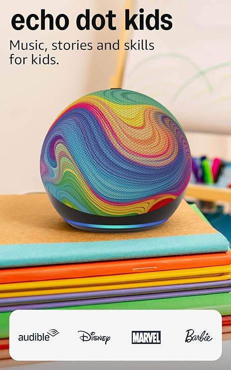 Amazon Echo Dot Kids (newest model) - Designed for kids, with Alexa+ Early Access, parental contr... | Amazon (US)