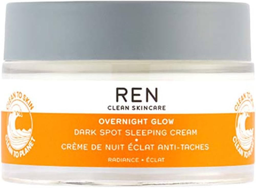REN Clean Skincare - Dark Spot Overnight Cream - Targeted Hyperpigmentation, Acne Scar & Sun Spot... | Amazon (US)