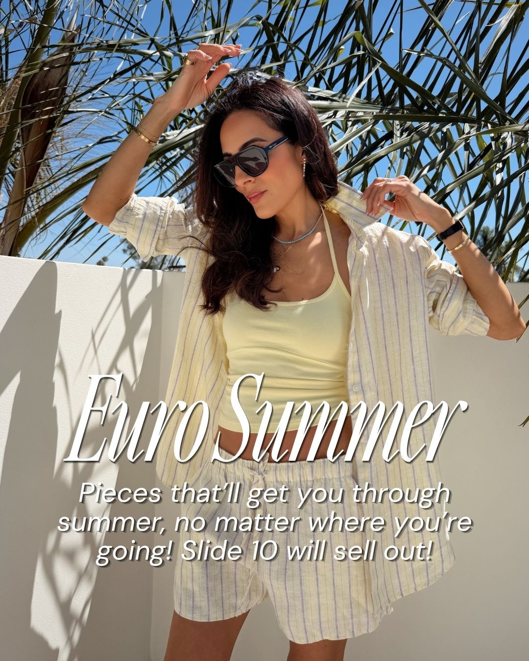 Euro summer unlocked and I’m bringing you with me! 🌴💛🐚

#LTKSeasonal #LTKOver40