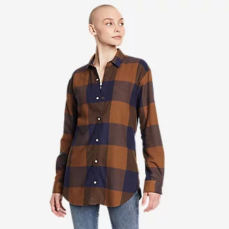 Fremont Flannel Snap-Front Tunic | Eddie Bauer, LLC
