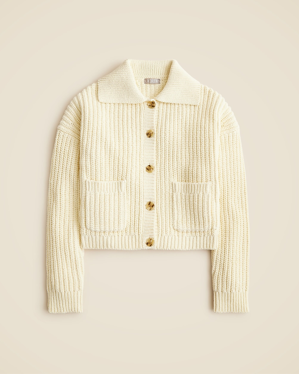 Collared crewneck cardigan | J. Crew US