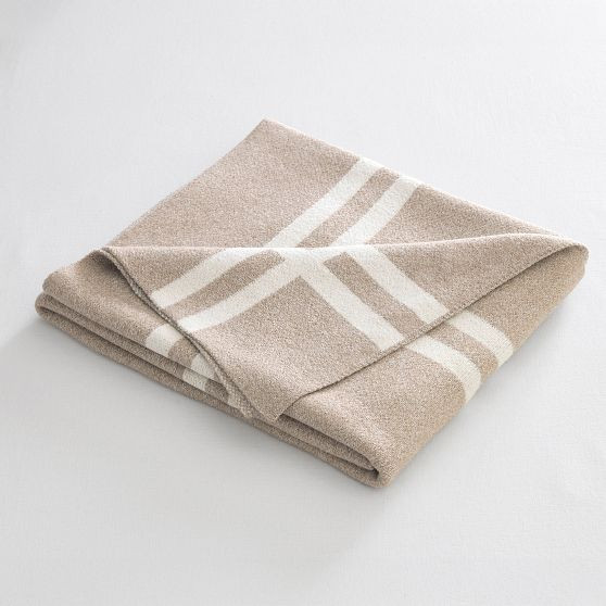 Blake Border Knit Throw | Pottery Barn Teen