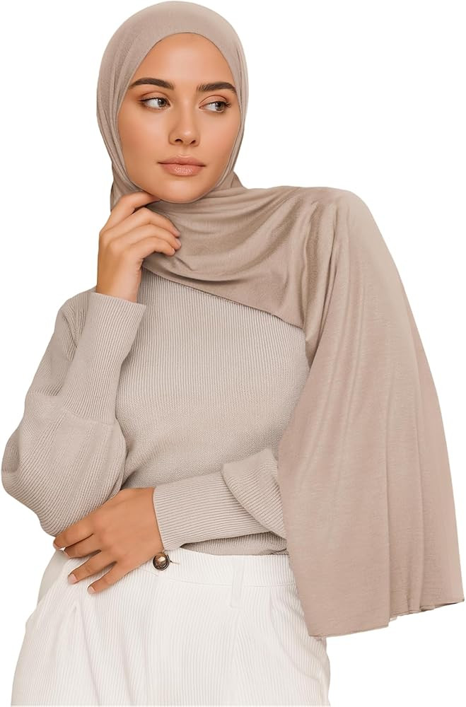 VOILE CHIC Premium Jersey Hijab Scarf For Women - Islamic Head Scarf Wrap Hijabs | Amazon (US)