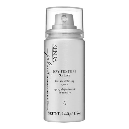 Kenra Platinum Dry Texture Spray 6 | Texture Defining Styler | Increases Texture & Fullness | Absorbs Oils & Impurities | Ultra-Lightweight, Non-Drying Formulation | All Hair Types | 1.5 oz. | Amazon (US)