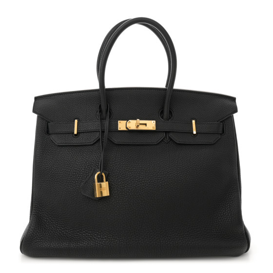 Togo Birkin 35 Black | FASHIONPHILE (US)