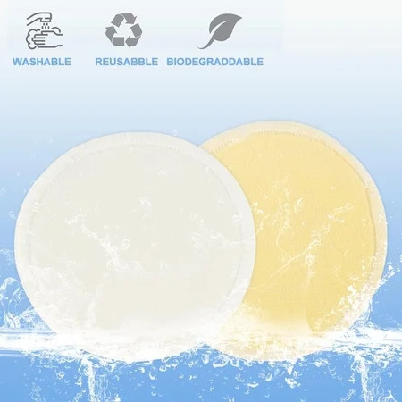 8/16/20Pcs Soft Bamboo Cotton Deep Cleansing Face Wipes Makeup Remover Pad Reusable | Walmart (US)