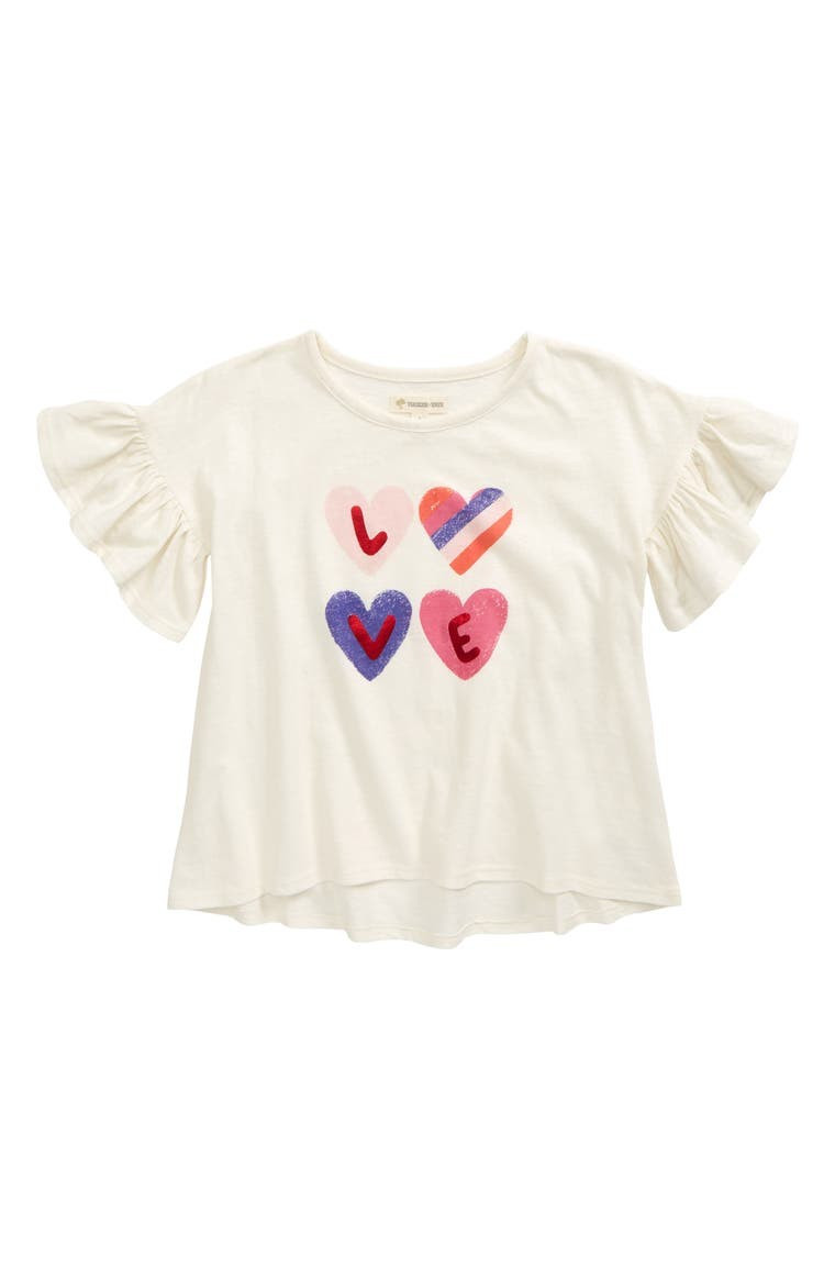 Ruffle Sleeve T-Shirt | Nordstrom