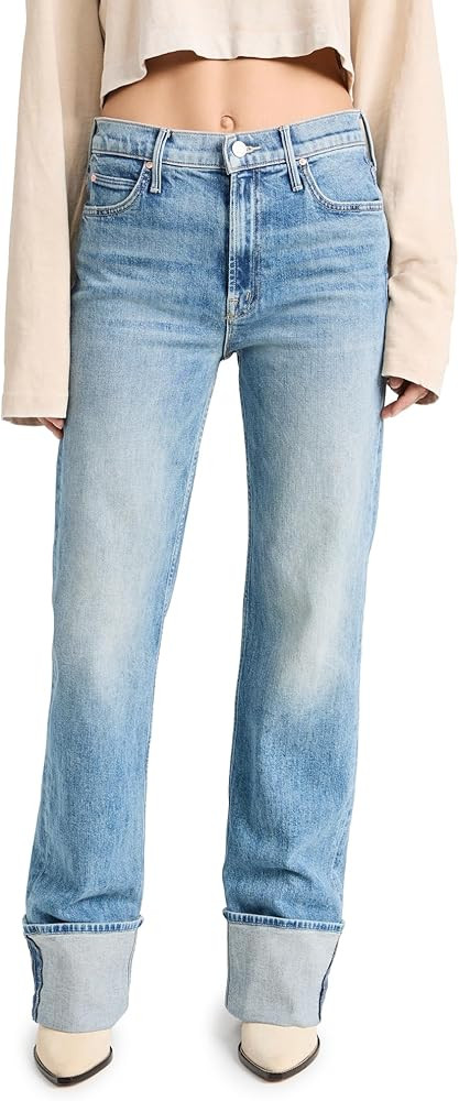 MOTHER Women's The Duster Skimp Cuff Jeans | Amazon (US)