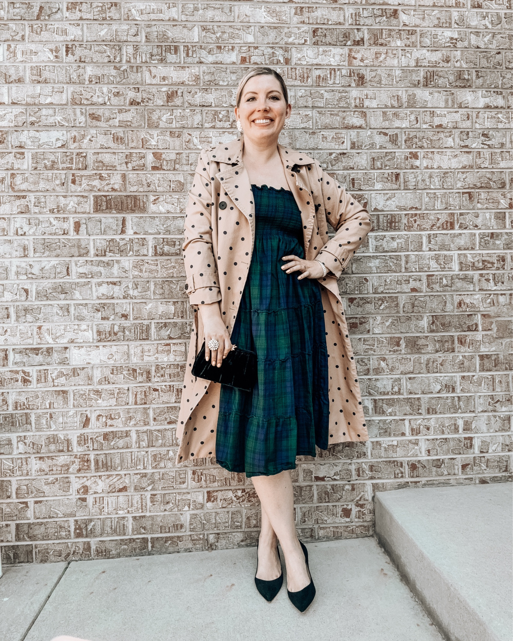 Polo Holiday Look 5
A curated style series

I remember reading in several style books that EVERYONE needs a trench coat…and thinking that I hate trench coats. Haha
Turns out you just need to find the right trench coat for you and then you fall in love. ❤️ 

My trench is from Boden, one of my absolute fave brands to wear. Today I m linking to some of my faves from their current range.

Dress - Hill House Home
Trench - Boden
Shoes - Jimmy Choo (linked) 
Bag - vintage (similar linked)
Earrings - Lele Sadoughi
Ring - ? Not sure? Stella & Dot?