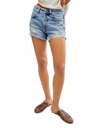 Free People We The Free Now Or Never Denim Shorts   | Bloomingdale's Women | Bloomingdale's (US)