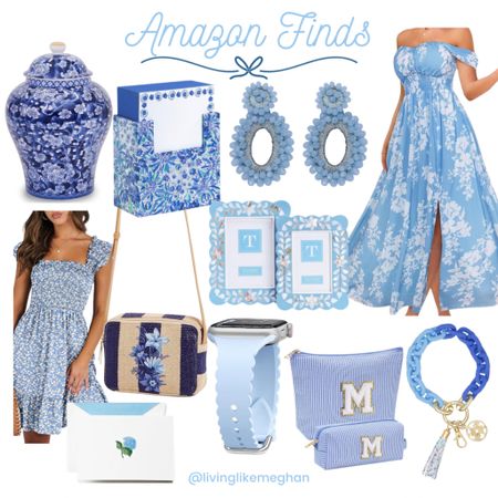 Amazon Finds





Blue and white, grandmillennial, preppy style, classic style, home decor, home goods, summer outfit, summer dress, monogram, ginger jar, statement earrings, stationary, blue floral dress, amazon, Amazon finds, amazon dress, amazon fashion, summer style, summer dresses

#LTKHome #LTKItBag #LTKSaleAlert