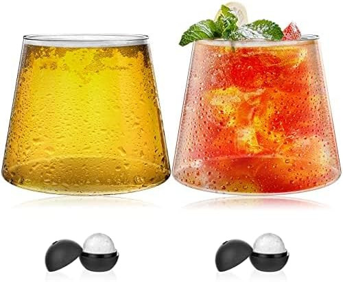 Mount Fuji Beer Glasses,2 Pcs 10 Oz Creative Drinking Glasses,Mountain Shape Wine Glasses,Bar Gla... | Amazon (US)