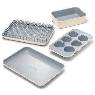 Caraway Home Mini Bakeware Set W/ Storage Perracotta Set of 6-pc | The Container Store