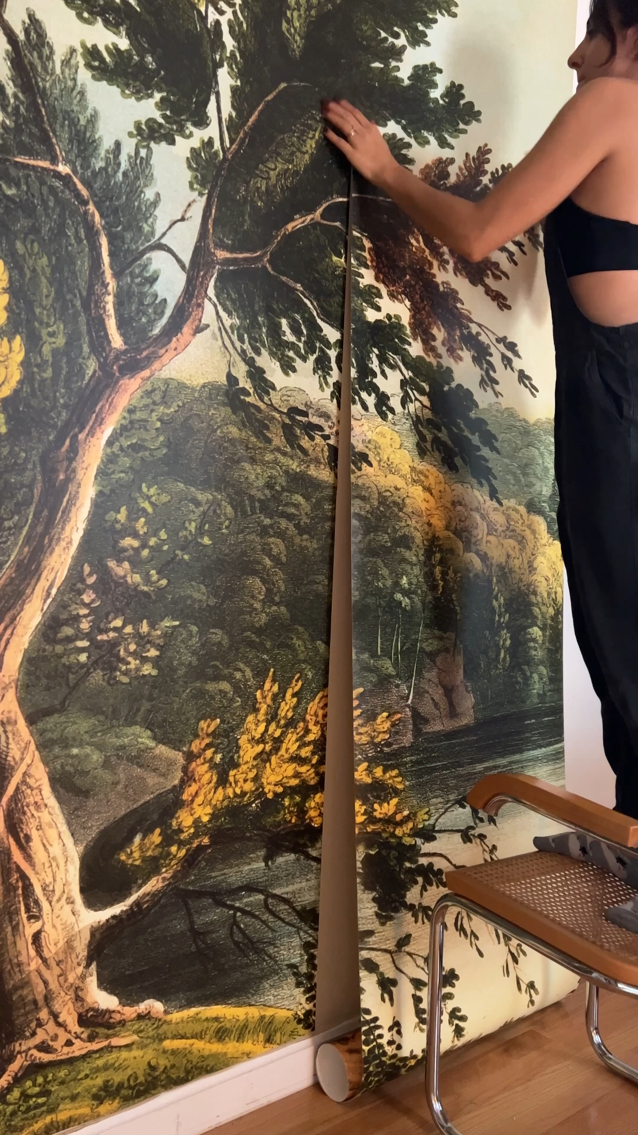 Adding a pop of forest with this removable wallpaper 

#LTKhome #LTKHoliday #LTKSeasonal