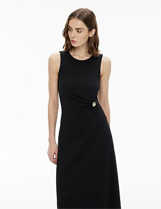 Witchery Trim Detail Rib Dress | David Jones | David Jones (Australia & New Zealand)
