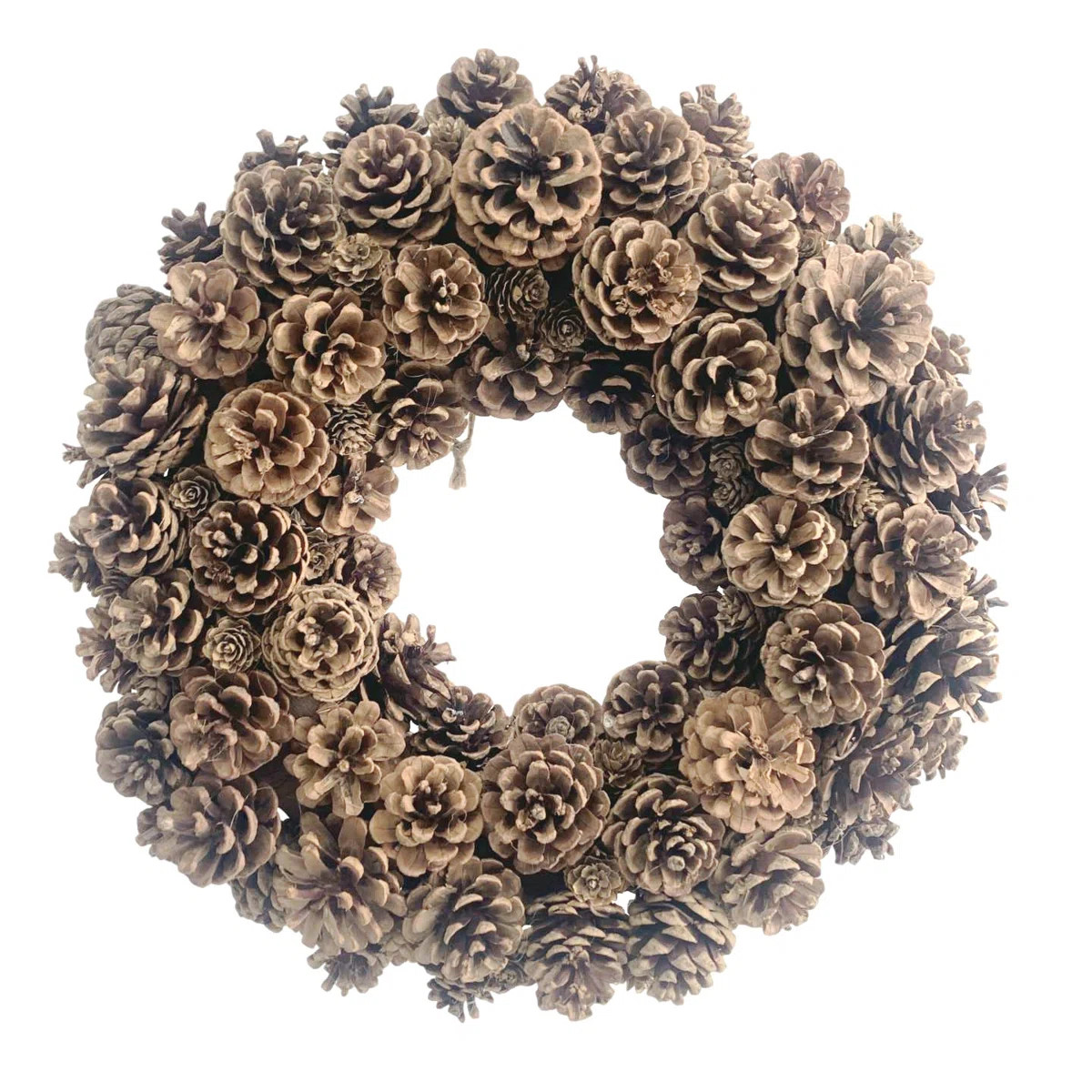 Handcrafted Faux Pinecones 18'' Wreath | Wayfair North America