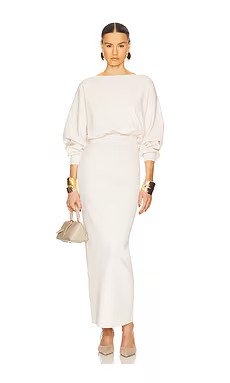 Helsa Hildie Maxi Dress in Cream from Revolve.com | Revolve Clothing (Global)