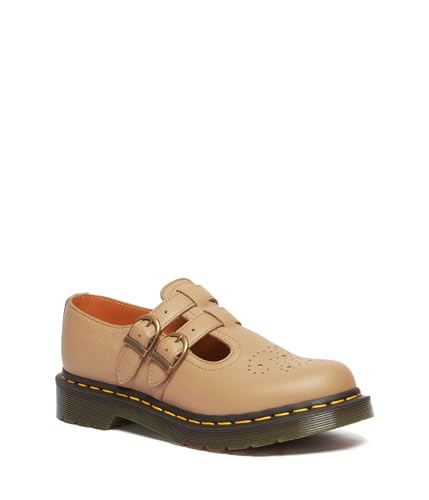 Dr. Martens 8065 Mary Jane - Sandals for Women - Leather Upper - EVA Footbed - Oil-and-Fat Resistant Outsole Savannah Tan UK 3 (US Women's 5) M | Amazon (US)