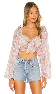 Tularosa Bristol Top in Ivory Rose Blooms from Revolve.com | Revolve Clothing (Global)