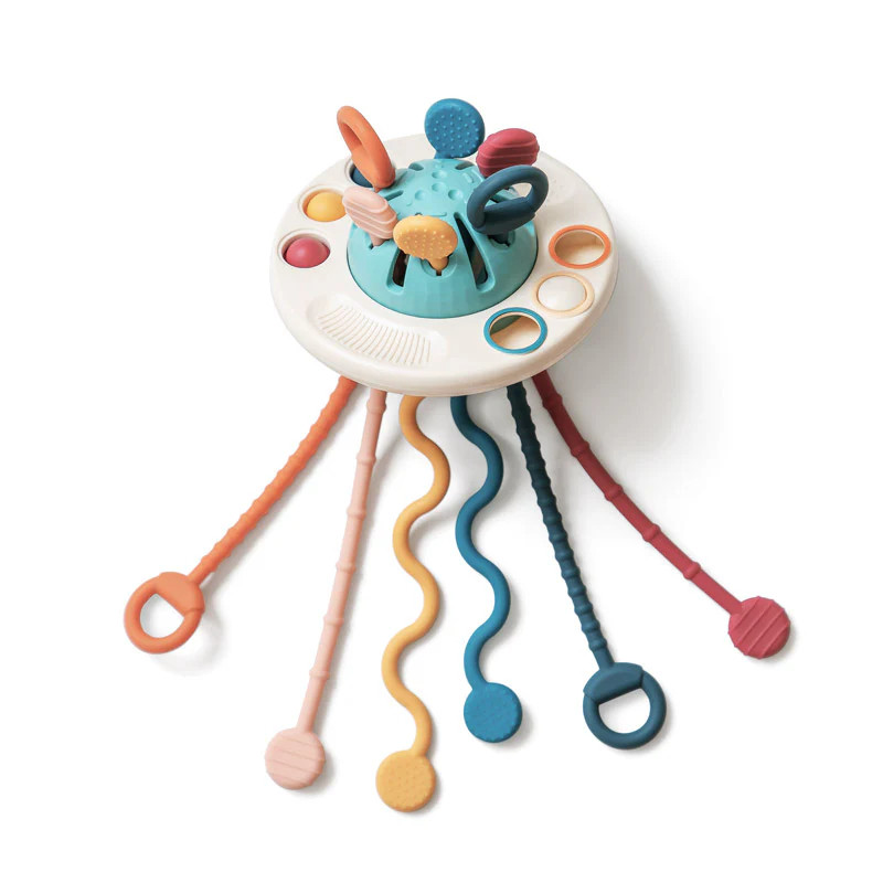 UFO Silicone Pulling Toy | Moonkie