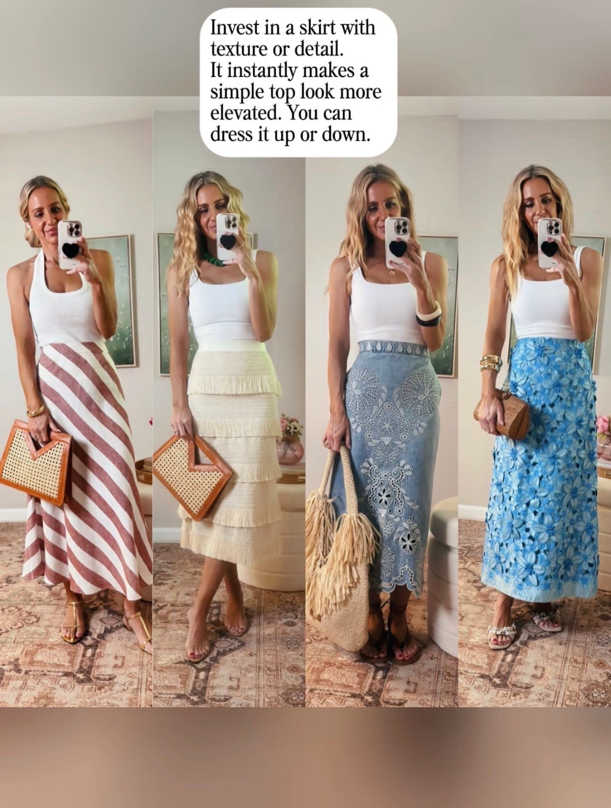Summer skirts that you can wear to anything.

#LTKOver40 #LTKSeasonal #LTKSaleAlert