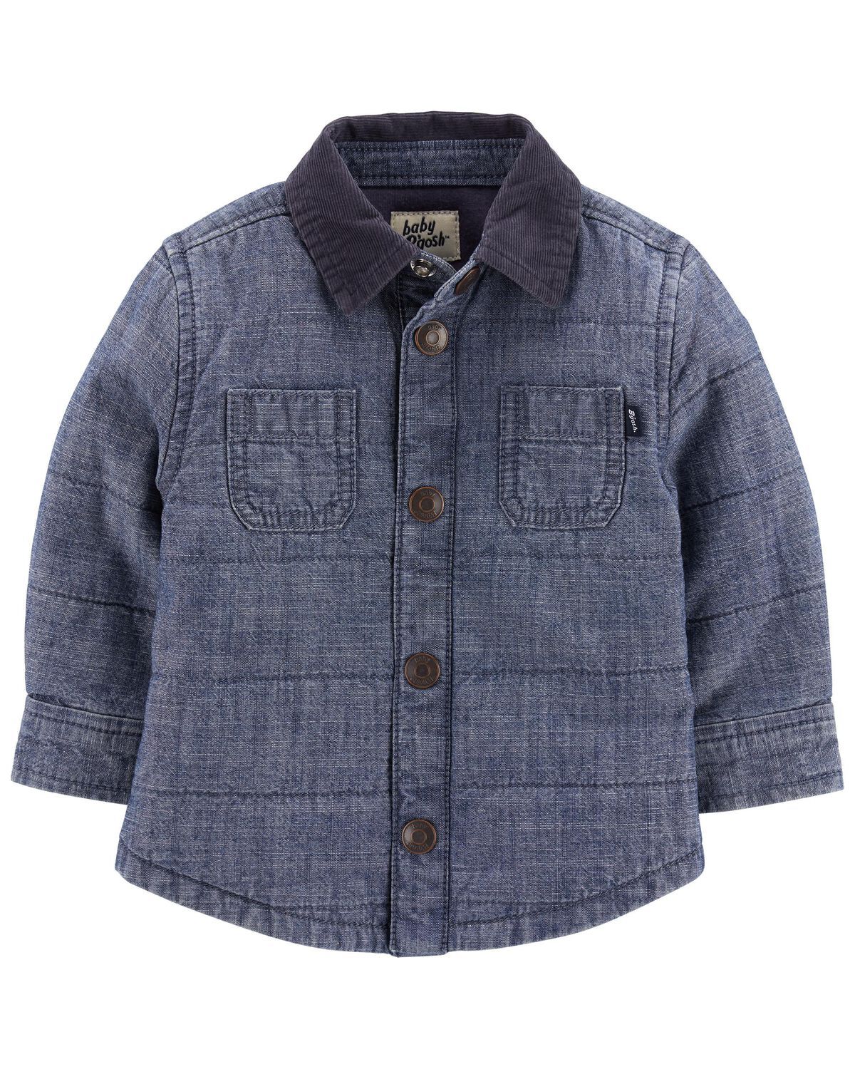 Chambray Baby Chambray Button-Front Shirt | carters.com | Carter's