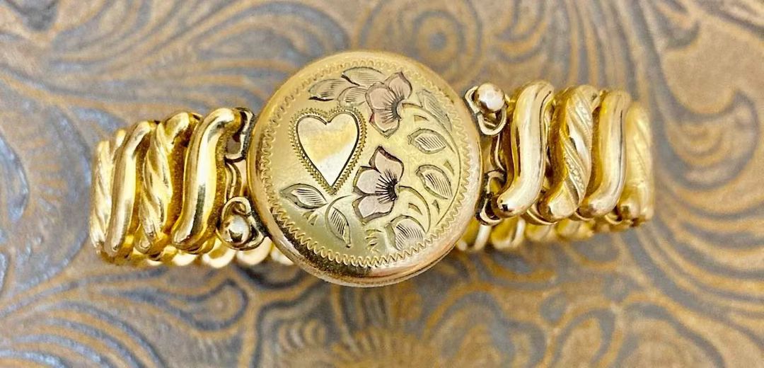Vintage Gold Plated Carmen Expansion Bracelet GF10 - Etsy | Etsy (US)