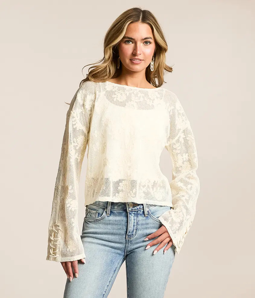 Floral Crochet Top | Buckle