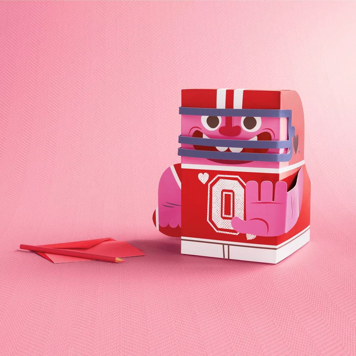 Valentine's Mailbox Character Kit Football Player - Spritz™ | Target