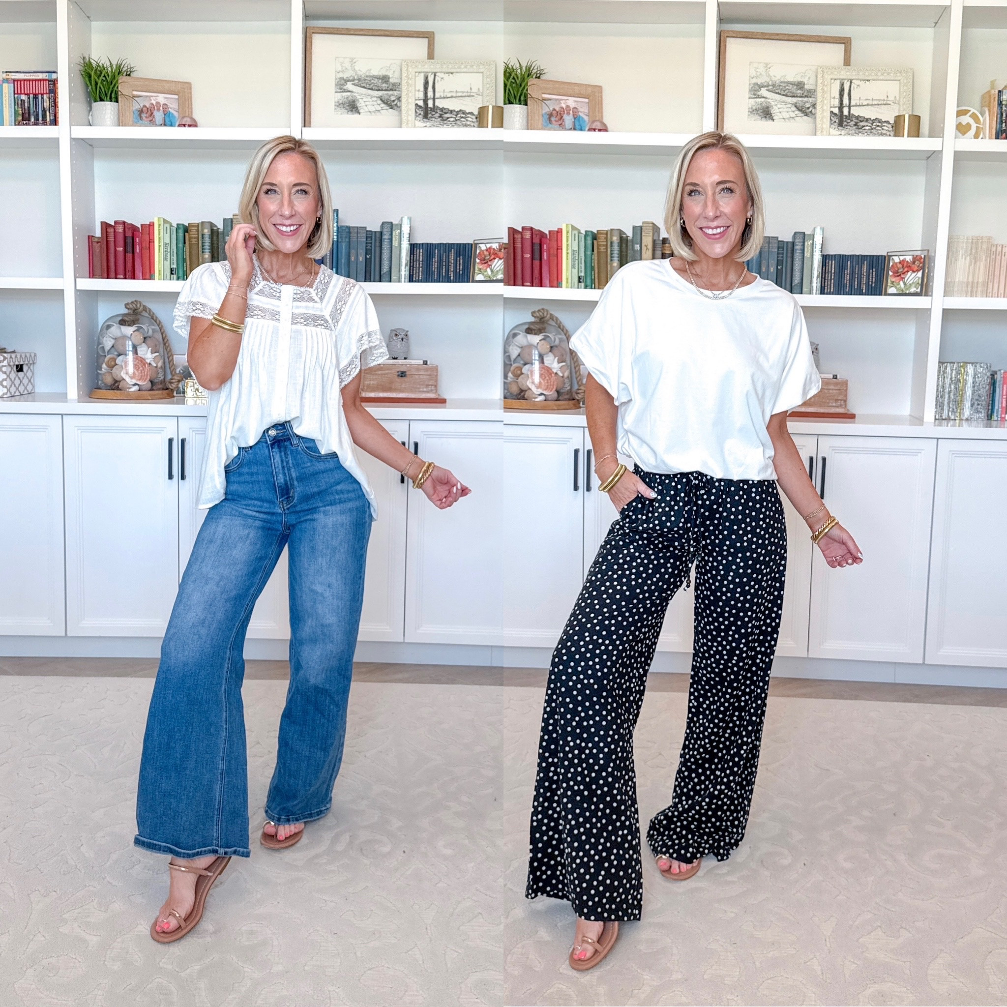 Unboxing Amazon and Target recent orders. Boho Babydoll Lace Button Front Shirt - size Small (needed an XS). 4 colors. Low-Rise Baggy Leg Linen Pull-On Pants - size XS. 5 colors. Crewneck Bubble Hem Cropped T Shirt - size Small. 15 colors. 

 

#LTKSeasonal #LTKOver40 #LTKSaleAlert