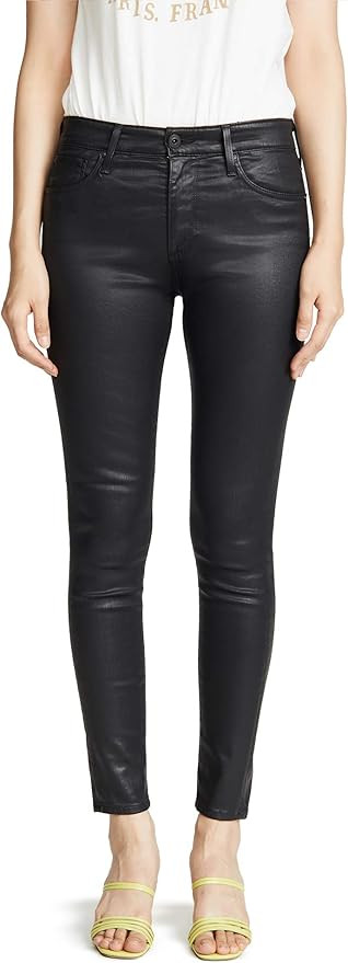 AG Adriano Goldschmied Women's Farrah Leatherette High-Rise Skinny Fit Ankle Pant | Amazon (US)