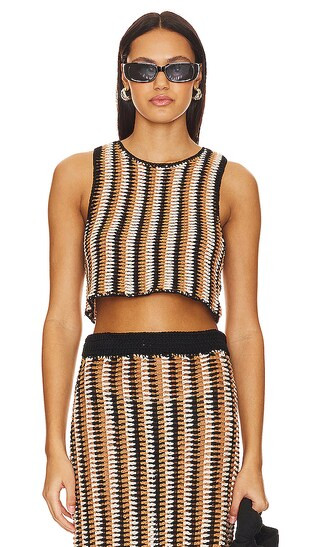 Rose Top in Brown | Revolve Clothing (Global)