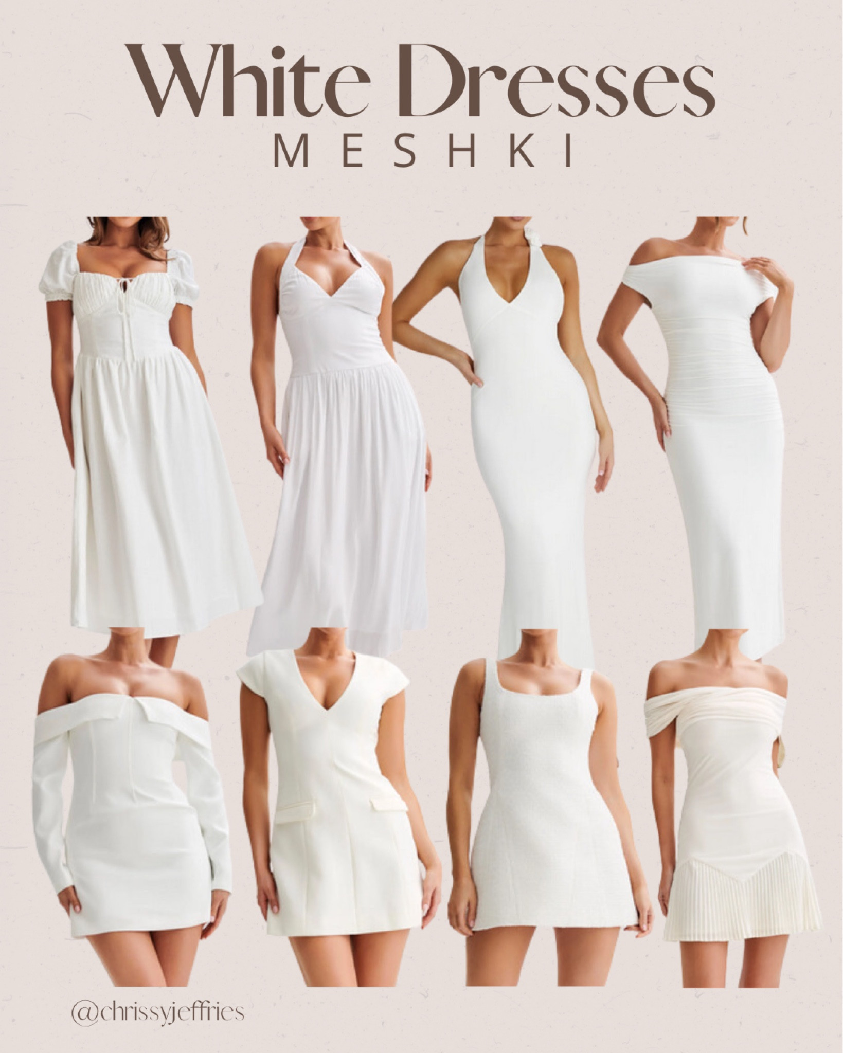 Trending white dresses from Meshki! 

#whitedresses #formaldresses #springdresses #summerdresses #elopementdresses 

#LTKwedding #LTKstyletip #LTKcanada