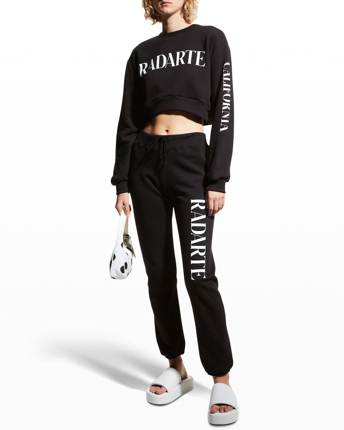 Cropped Logo Sweatshirt | Neiman Marcus
