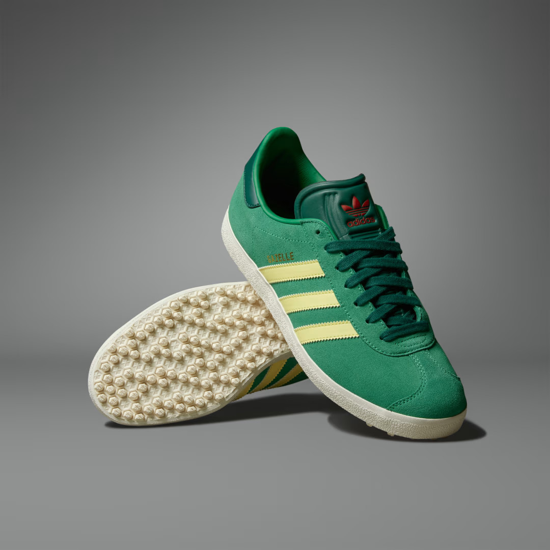 adidas Gazelle Spikeless Golf Shoes Green M 8.5 / W 9.5 Unisex | adidas (US)
