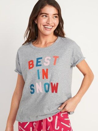 Matching Holiday Graphic T-Shirt for Women | Old Navy (US)