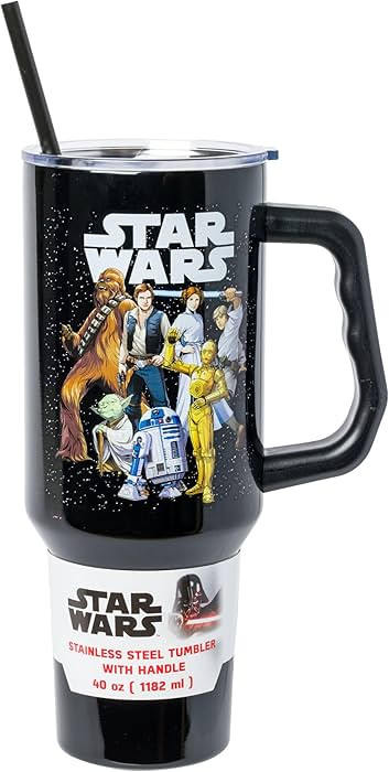 Silver Buffalo Star Wars Featuring Chewbacca, Yoda, R2-D2, C-3PO, Princess Leia, Han Solo, and Lu... | Amazon (US)